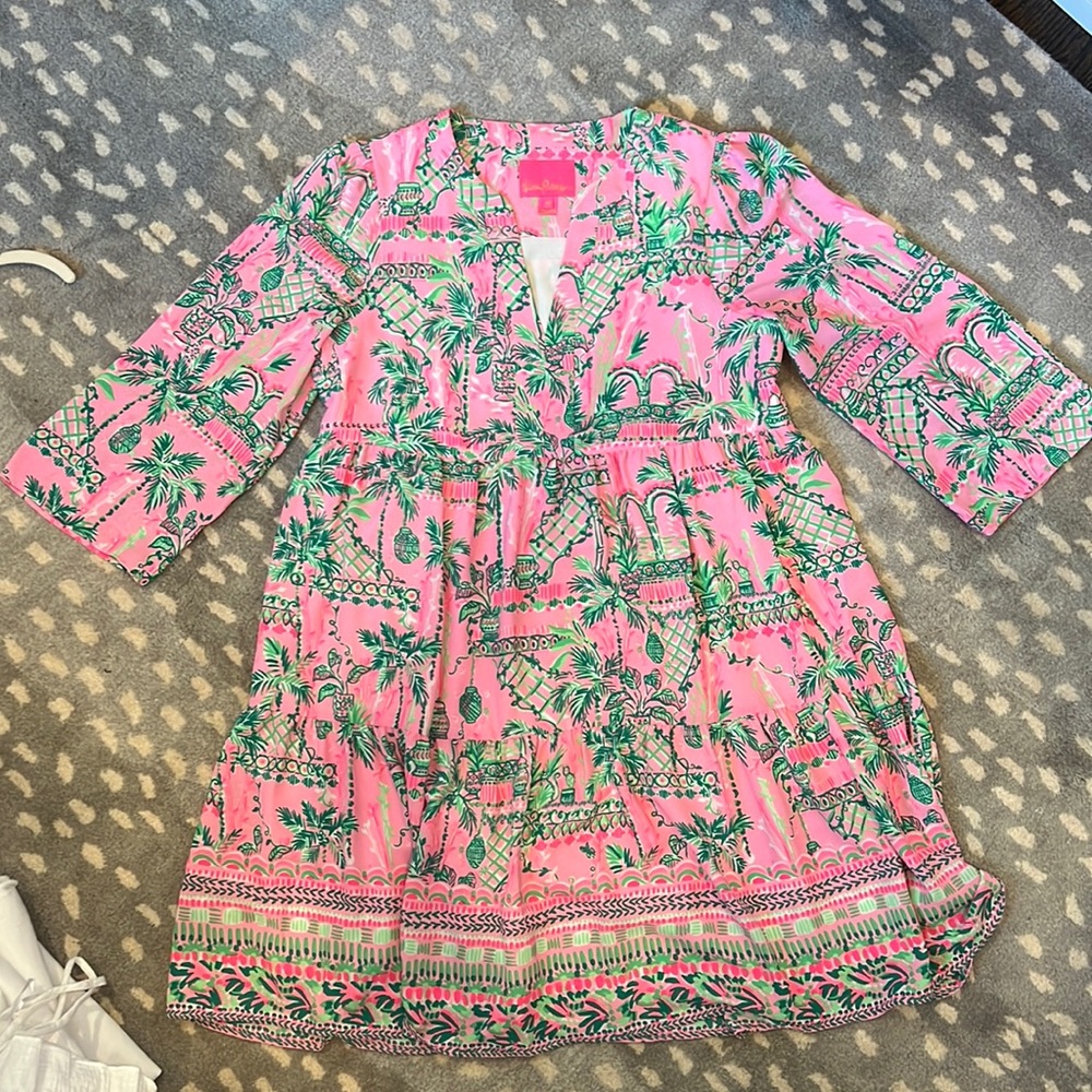 Lilly Pulitzer Martine Lileeze dress in Mandevilla Baby, size Medium M, EUC